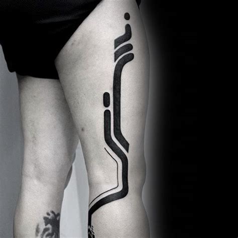 thick line tattoo ideas