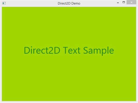 Direct2D Tutorial 的图像结果