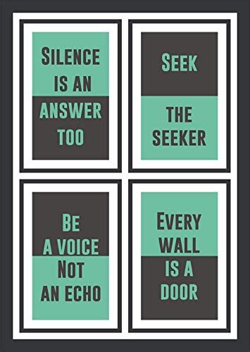 IMPERO PRINTS Motivational Wall Posters [Pack of 4 Non-Adhesive Paper ...