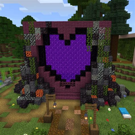 Nether Portal Design Tutorial 的图像结果