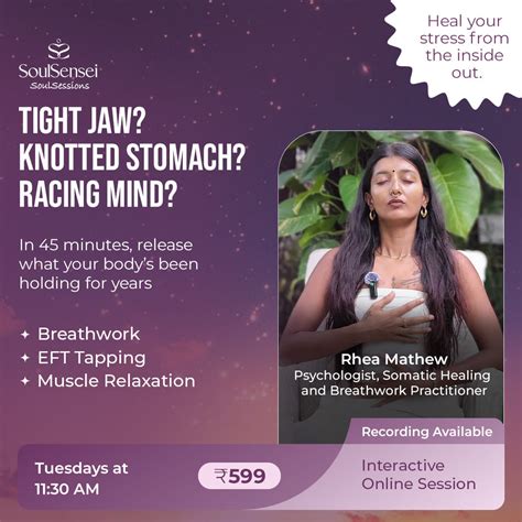 Breathe, Tap, Release: A Stress Reset Program