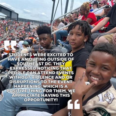 Thank you to the DC Defenders for supporting Tickets for Kids Charities ...