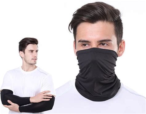 AKADO Cotton Balaclava Full Face Mask With Arm Sleeves Lightweight ...