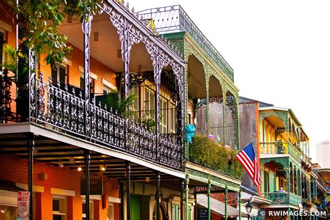Framed Photo Print Picture of FRENCH QUARTER ARCHITECTURE NEW ORLEANS ...