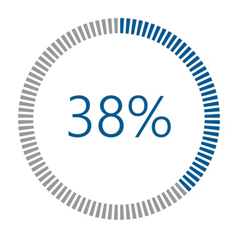 1-100 percentagem metro para relatório progresso, ícone carregador azul ...