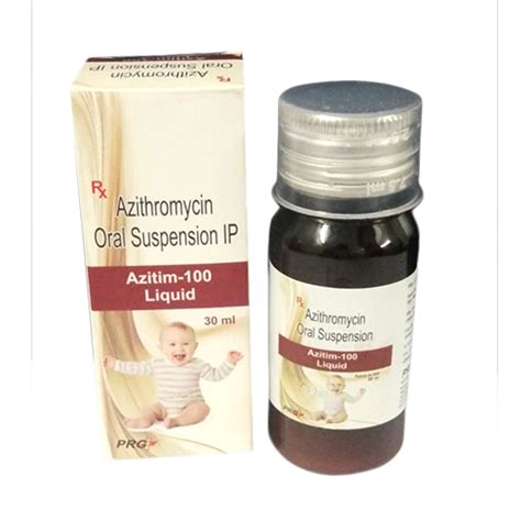 AZITIM-100 Suspension PRG Pharma Pvt. Ltd.