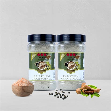 Teekhi Foods - Rajasthani Chaat Masala with Pink Himalayan Rock Salt ...