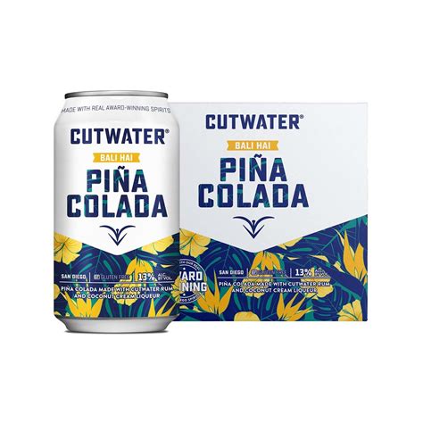 Cutwater Drinks Nutrition Facts - Free Printable Nutrition Facts