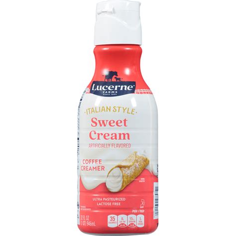 Lucerne Coffee Creamer, Sweet Cream, Italian Style (32 fl oz) Delivery ...