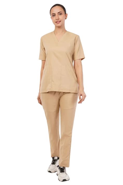 Magna Womens Scrub CoffeeBrown | GoldenGown