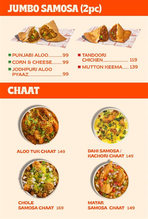 Menu at Samosa Party Sector-4 Noida, Noida, A 69 Ground Floor Sector 4