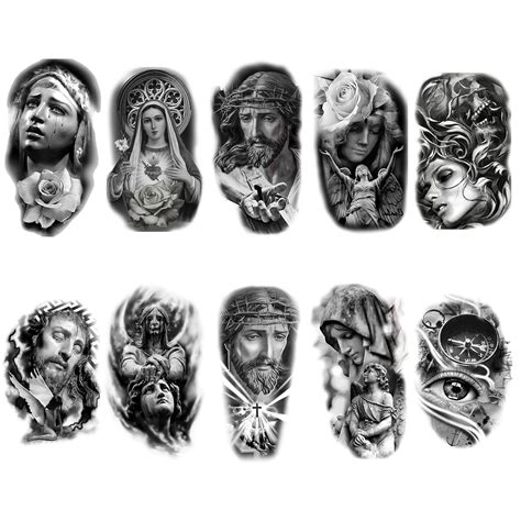 Buy Roarhowl Temporary tattoo women men temporary tattoos Black Gray ...