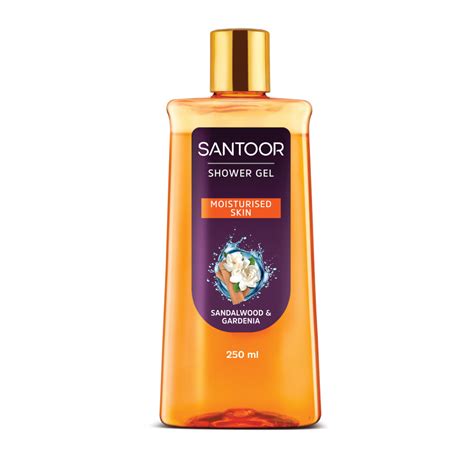 Santoor Shower Gel Sandalwood & Gardenia 250 ML