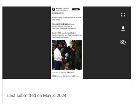 Fact Check: 2019 Video Alleging Voter Fraud By Army Soldiers At BJP’s ...