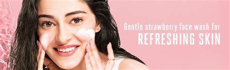 Lakme Blush & Glow Strawberry Freshness Gel Face Wash with Strawberry ...