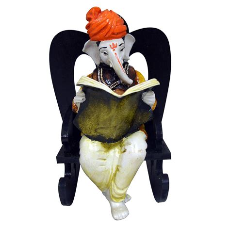 Buy Madg Vastu Fangshui Religious Idols of Lord Ganesha Statue ...