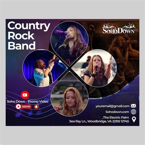 Entry #25 by designerbadhon5 for Scrim Banner Design for Country Rock ...