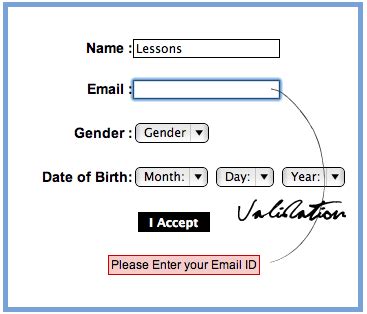 Image result for JavaScript Validations in HTML