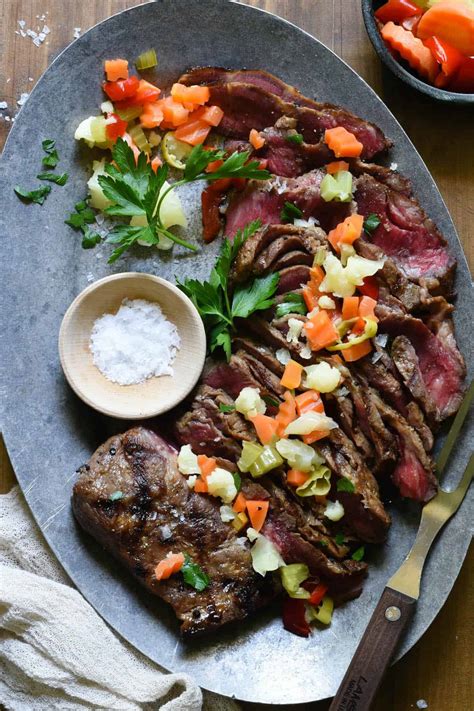 Flat Iron Steak on Grill Marinade Recipe - Foxes Love Lemons