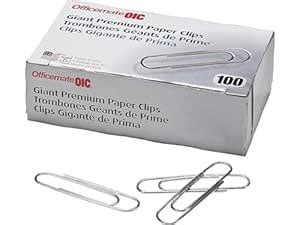 Officemate Giant Paper Clips (OIC99918) : Amazon.in: Office Products