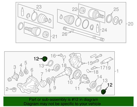2011-2019 Infiniti Axle Seal 38342-1LB0A | Faulkner Infiniti of Willow ...