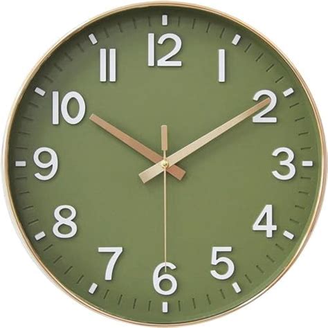 Buy Amazon Brand - Solimo 12-inch Plastic & Glass Wall Clock - Pie ...