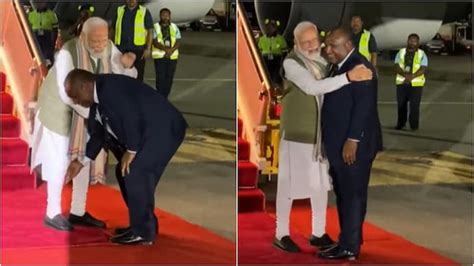 PM Modi receives warm welcome in Papua New Guinea as counterpart ...