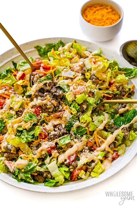 Big Mac Salad Recipe (Cheeseburger Salad) - storytellingco