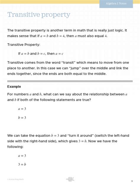 Image result for Transitive Property Proof