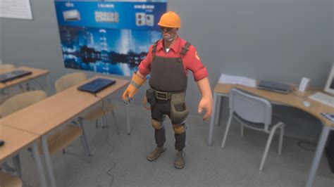 Engineer TF2 3D Model 的图像结果