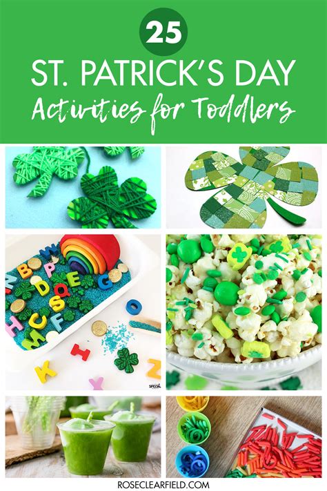 25 St. Patrick's Day Activities for Toddlers • Rose Clearfield