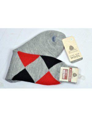 Shop Pure Wool Socks Diamond Brown at Woollen Wear
