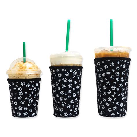 Buy BAXENDALE AND CO Iced Coffee Sleeve for Cold Drink Cups 3 Pack ...