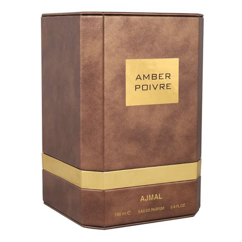 Amber Poivre EDP 100ml | Best Unisex Amber Wood Musk Perfume – Ajmal ...
