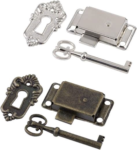 INCREWAY Antique Cabinet Locks, 2-Set Flush Mount India | Ubuy