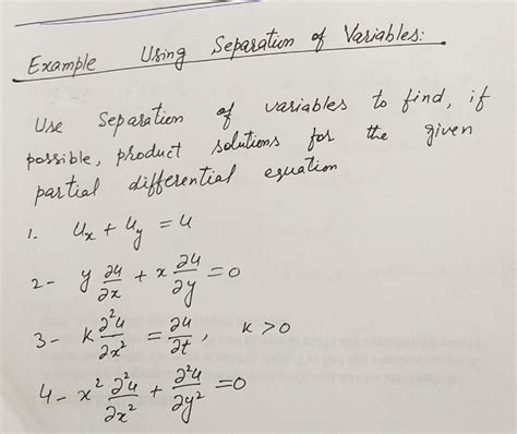 Separation of Variables Examples 的图像结果