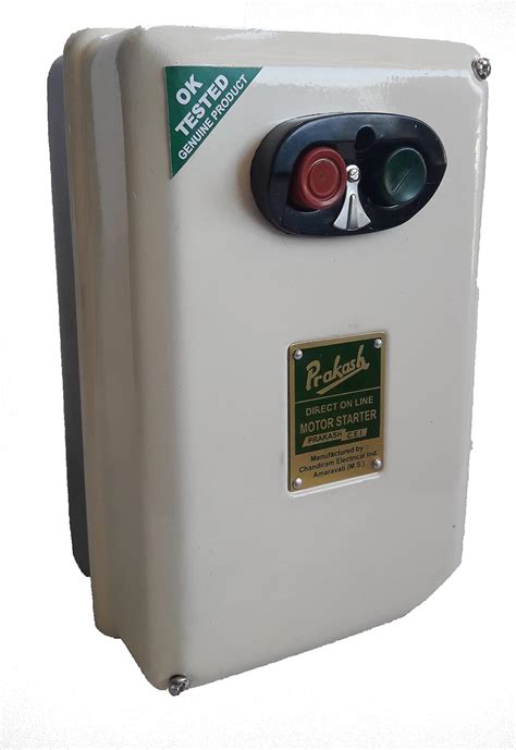 The Prakash Three Phase DOL Motor Starter MK-1 (Relay) (9-14 Amp ...