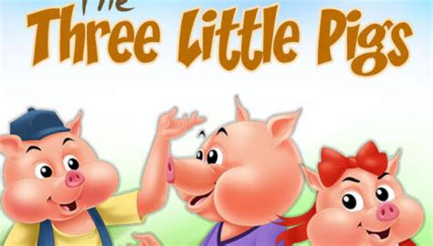三只小猪插画图片下载-正版图片400111399-摄图网