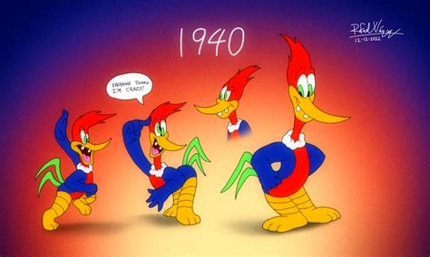 Woody Woodpecker - 1940 by Rafael-Arts on DeviantArt