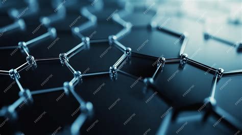 Nanotechnology Graphene Structure with Hexagonal Carbon Lattice ...