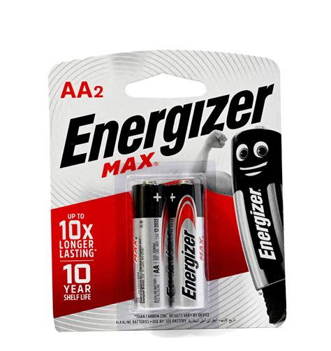 Energizer Max AA Alkaline Battery 2pcs Online at Best Price | Lulu KSA