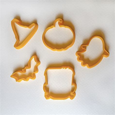 3D file Halloween cookie cutter set 🎃 ・Model to download and 3D print・Cults