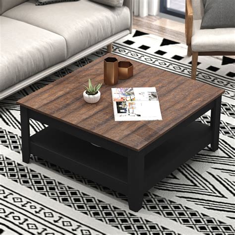 Dark Wood Coffee Table