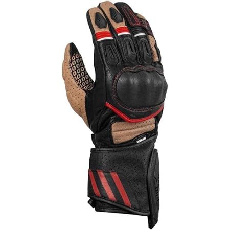 Rynox® Storm Evo 3 Motorsport Gloves Gloves (Black-Brown, Size: X-Large ...