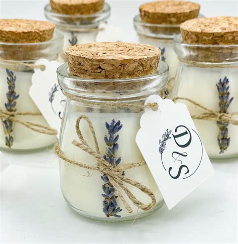 Personalized wedding favors custom wedding favors lavender candle ...