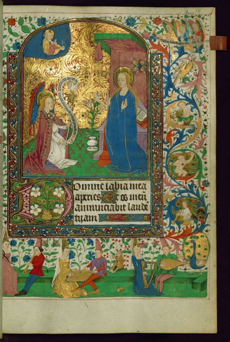 Annunciation, ca. 1460. Acquired by Henry Walters, W.269.16R | The Walters Art Museum