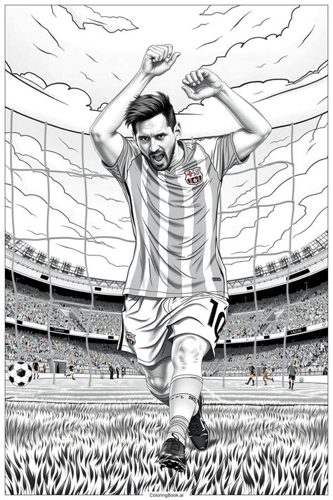 Desenho Para Colorir Messi