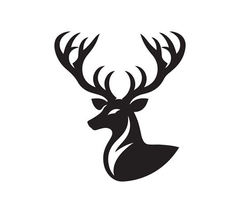 Deer silhouette art 47363380 Vector Art at Vecteezy