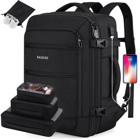 Bagsure Travel Backpack for Men & Women Carry On Backpack Flight ...