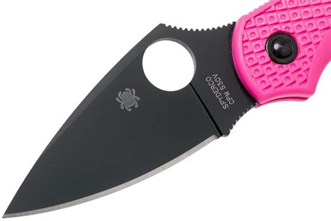 Spyderco Dragonfly 2 Pink Black S30V C28FPPNS30BK2 Pink Heals coltello ...